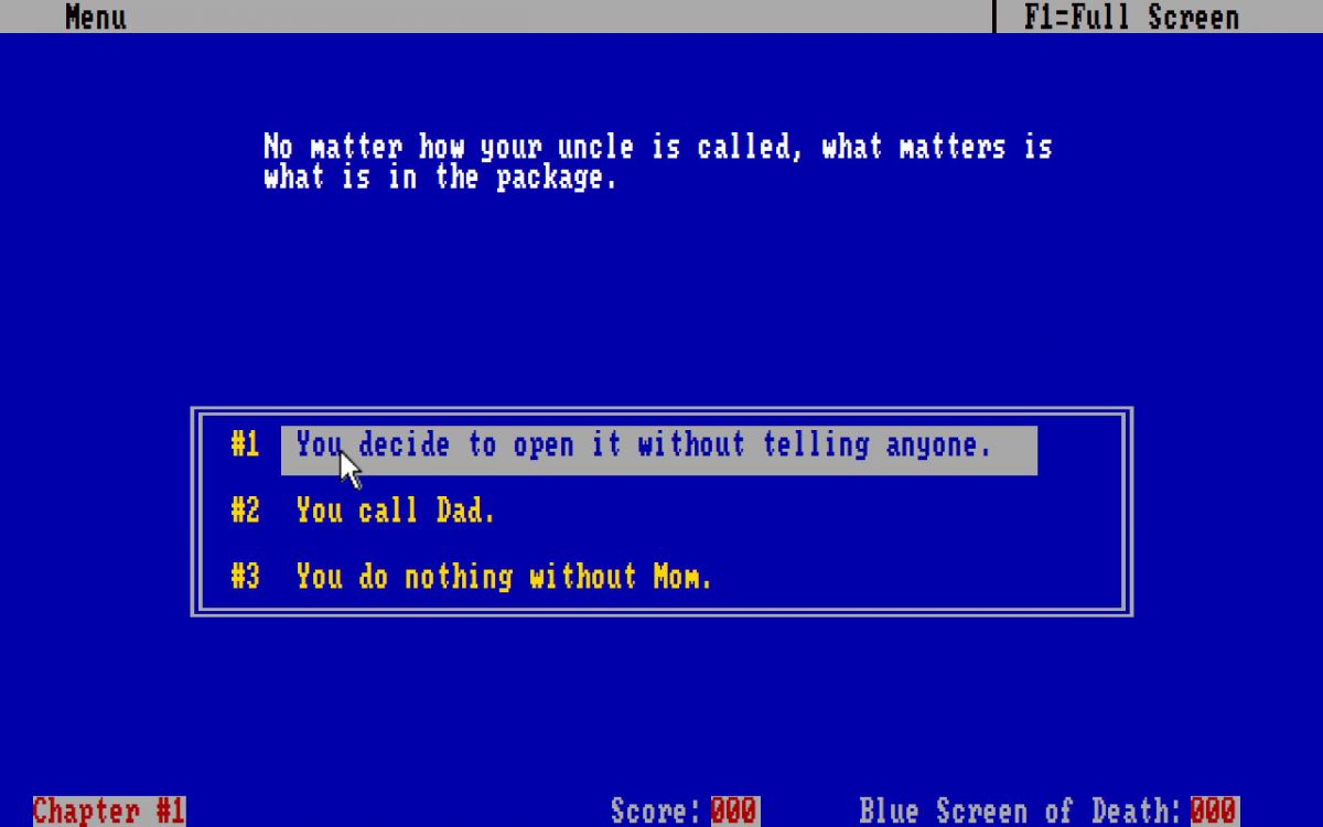 Скриншот 5 к игре Blue Screen Adventures