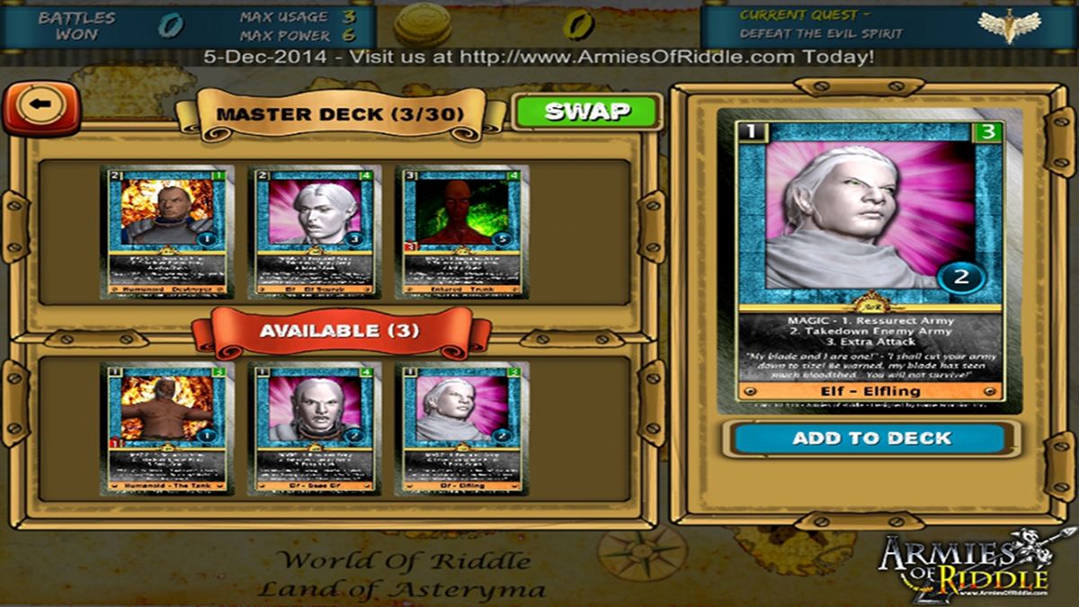 Скриншот 5 к игре Armies of Riddle CLASSIC