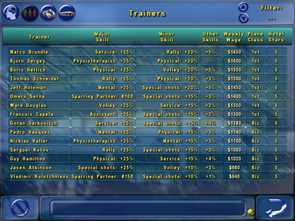 Скриншот 5 к игре Tennis Elbow Manager