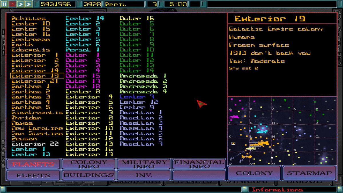 Скриншот 7 к игре Imperium Galactica