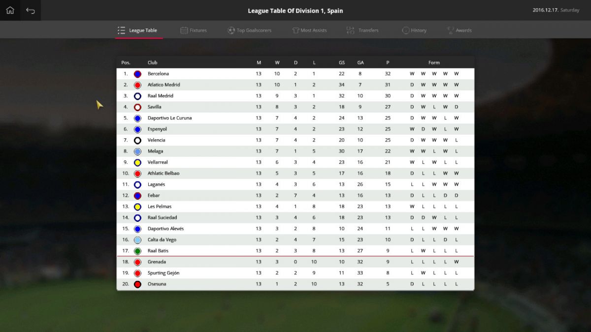 Скриншот 7 к игре Global Soccer: A Management Game 2017