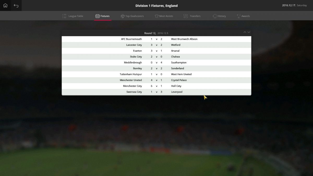 Скриншот 8 к игре Global Soccer: A Management Game 2017
