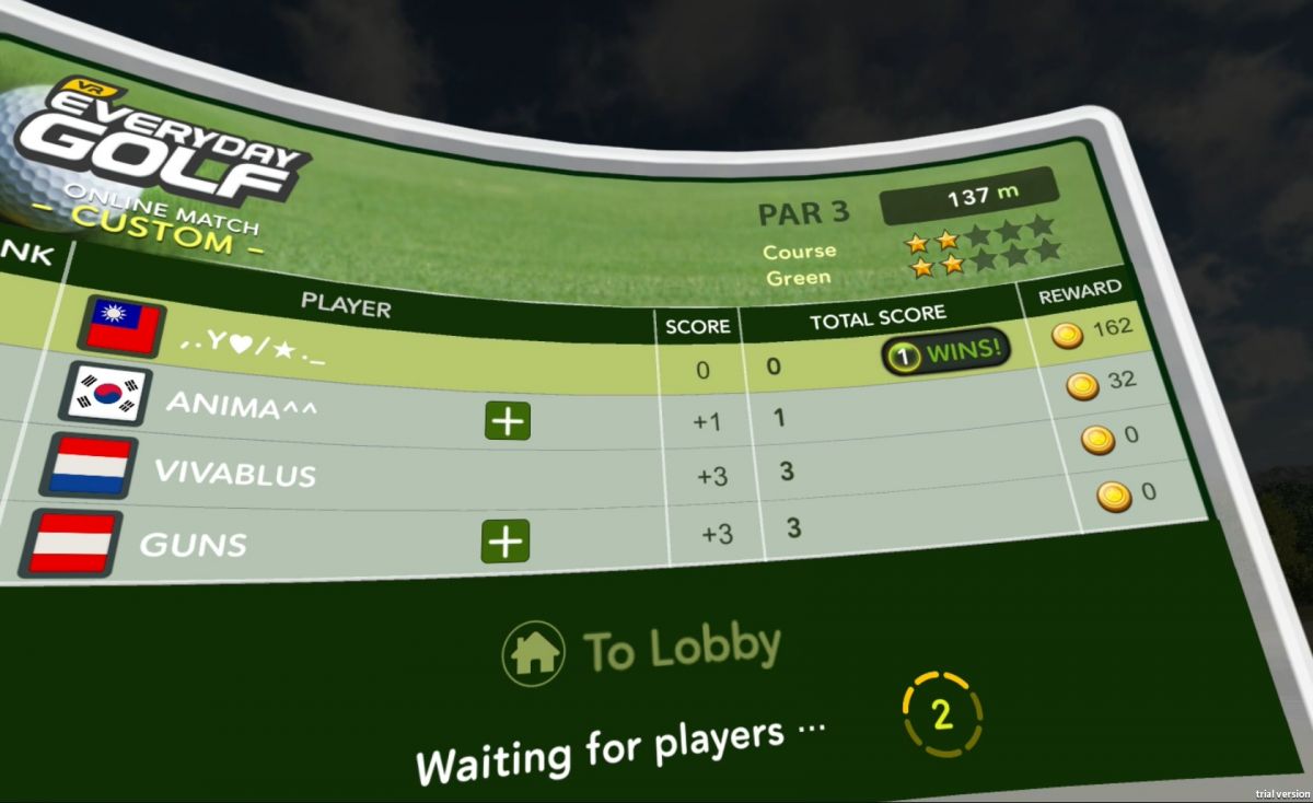 Скриншот 5 к игре Everyday Golf VR