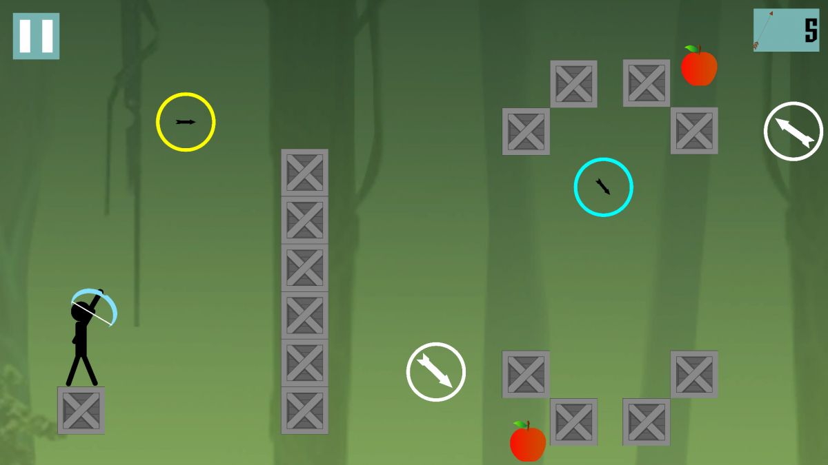 Скриншот 6 к игре Stickman - Killer of Apples