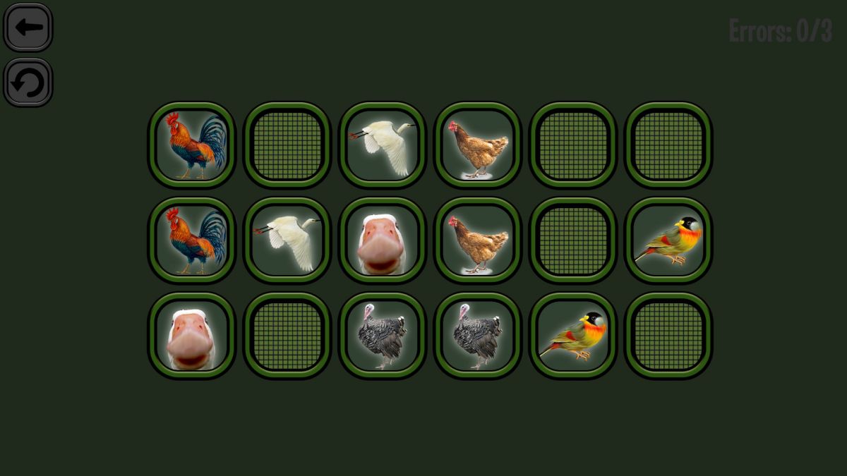 Скриншот 6 к игре Animals Memory: Birds