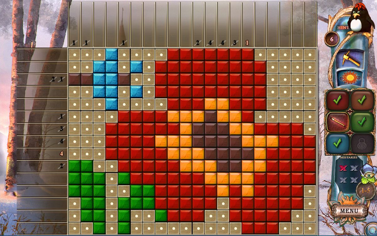 Скриншот 5 к игре Fantasy Mosaics 22: Summer Vacation