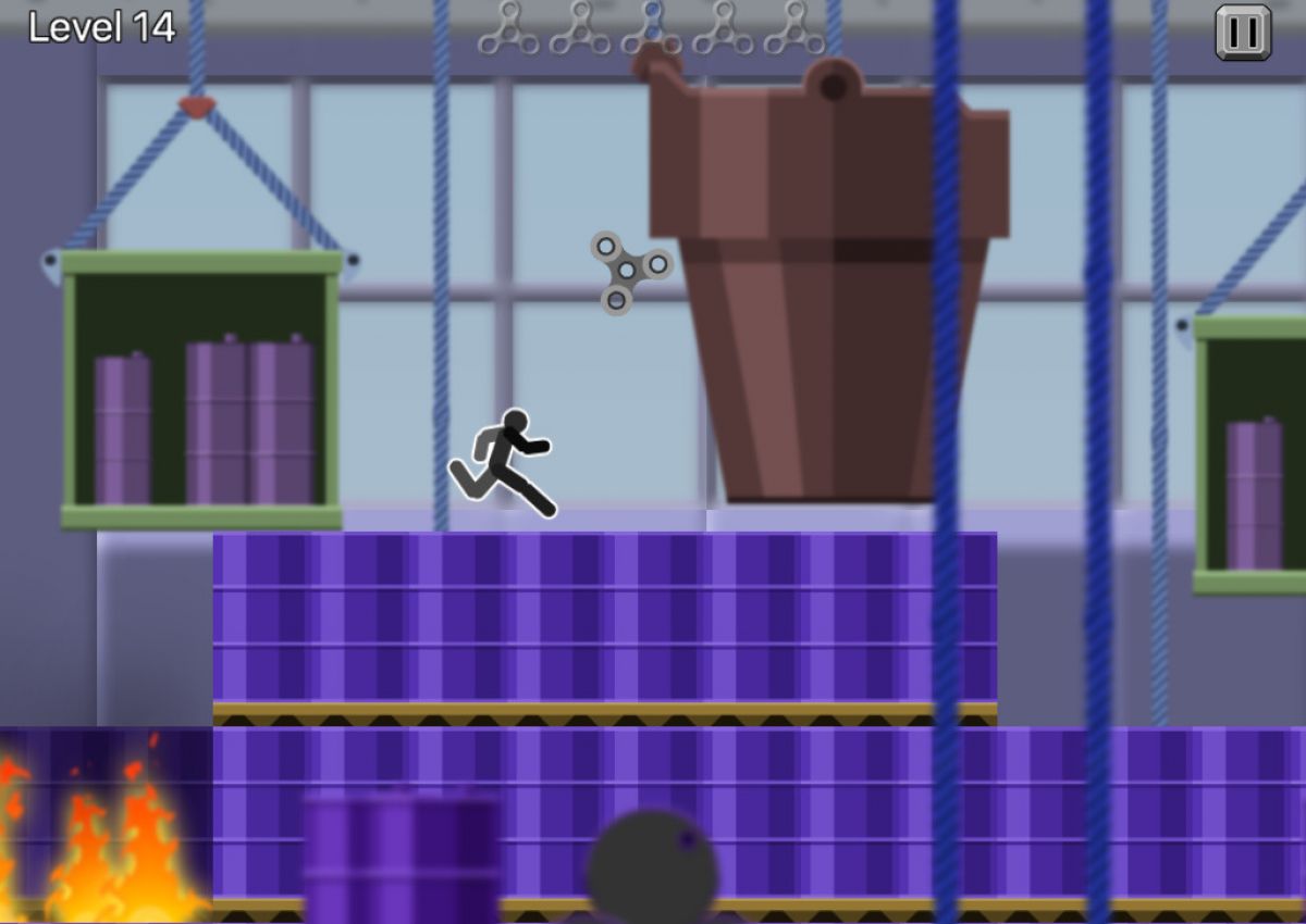 Скриншот 5 к игре Stickman: Fidget Spinner Rush