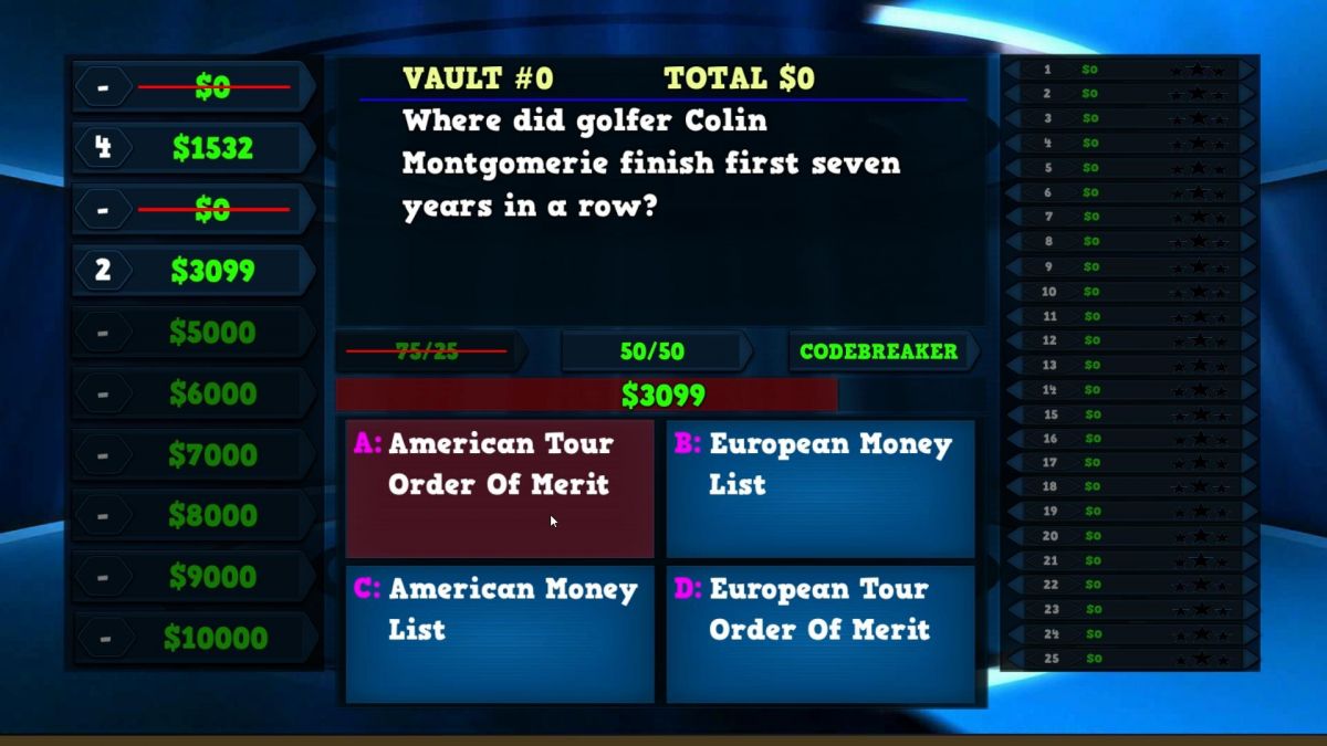 Скриншот 5 к игре Trivia Vault: Golf Trivia