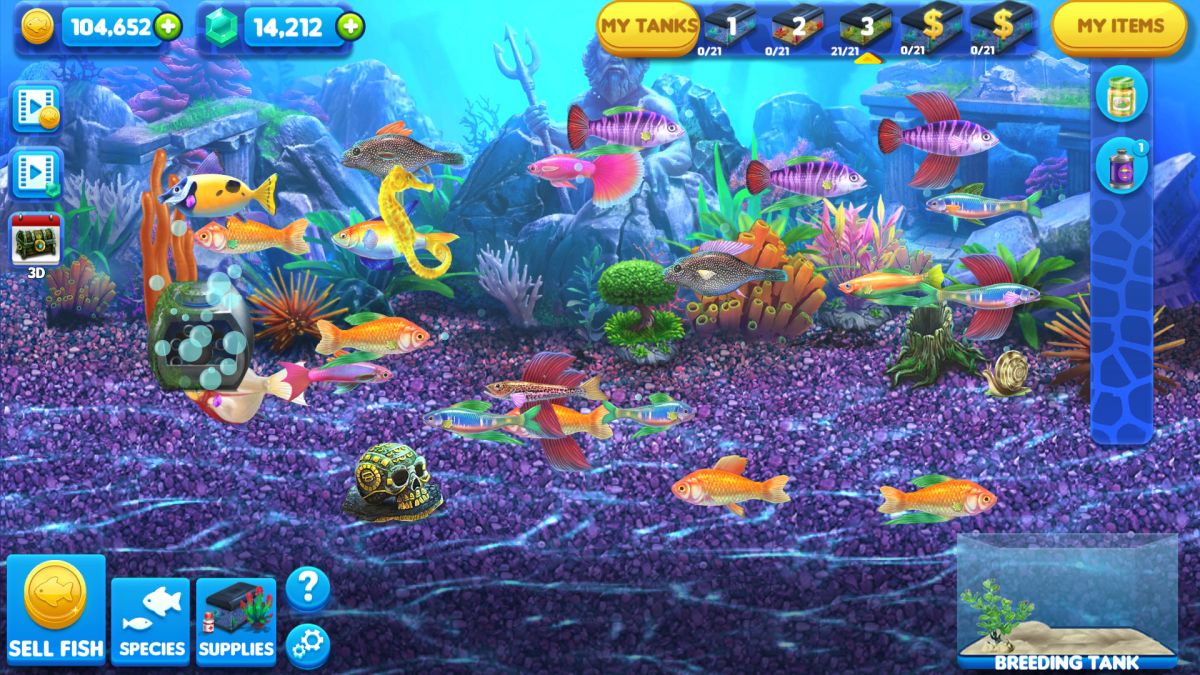 Fish Tycoon 2: Virtual Aquarium: обзор, публикации, гайды и релиз симулятор  игры Fish Tycoon 2: Virtual Aquarium