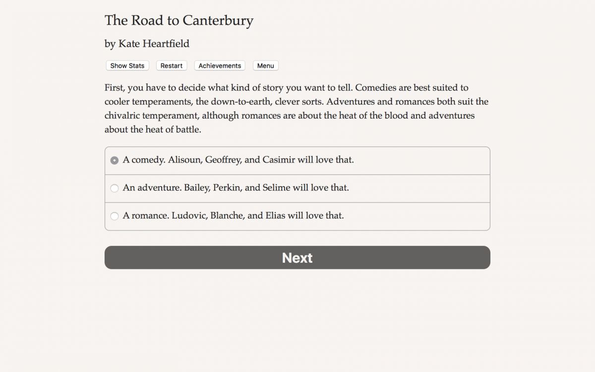 Скриншот 5 к игре The Road to Canterbury