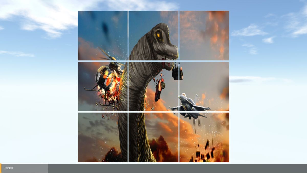 Скриншот 6 к игре Dinosaur Hunt Puzzle