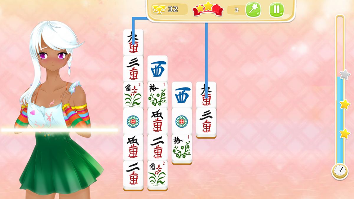 Скриншот 5 к игре Mahjong Pretty Manga Girls