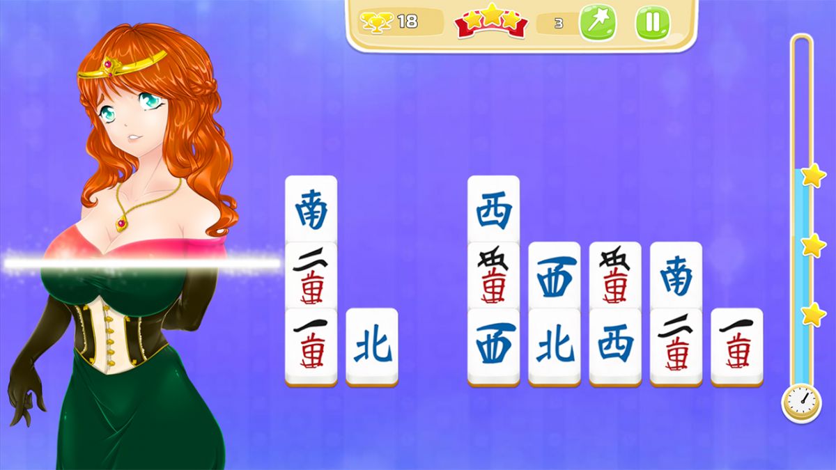 Скриншот 8 к игре Mahjong Pretty Manga Girls