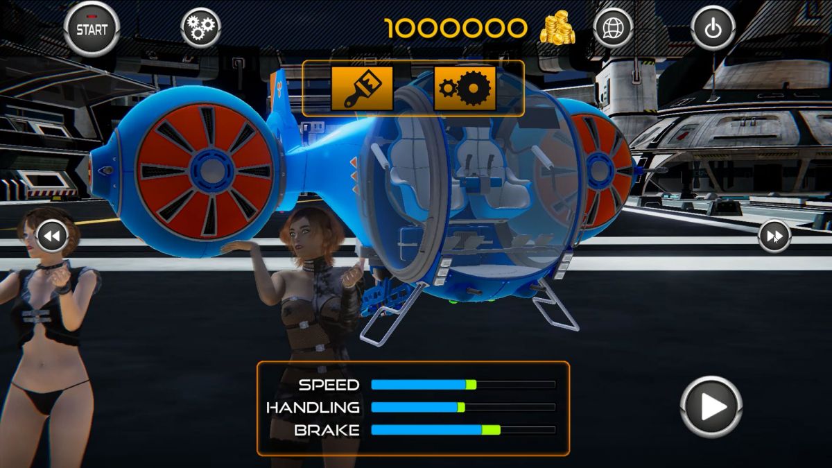 Скриншот 5 к игре Sci-fi sexy racer