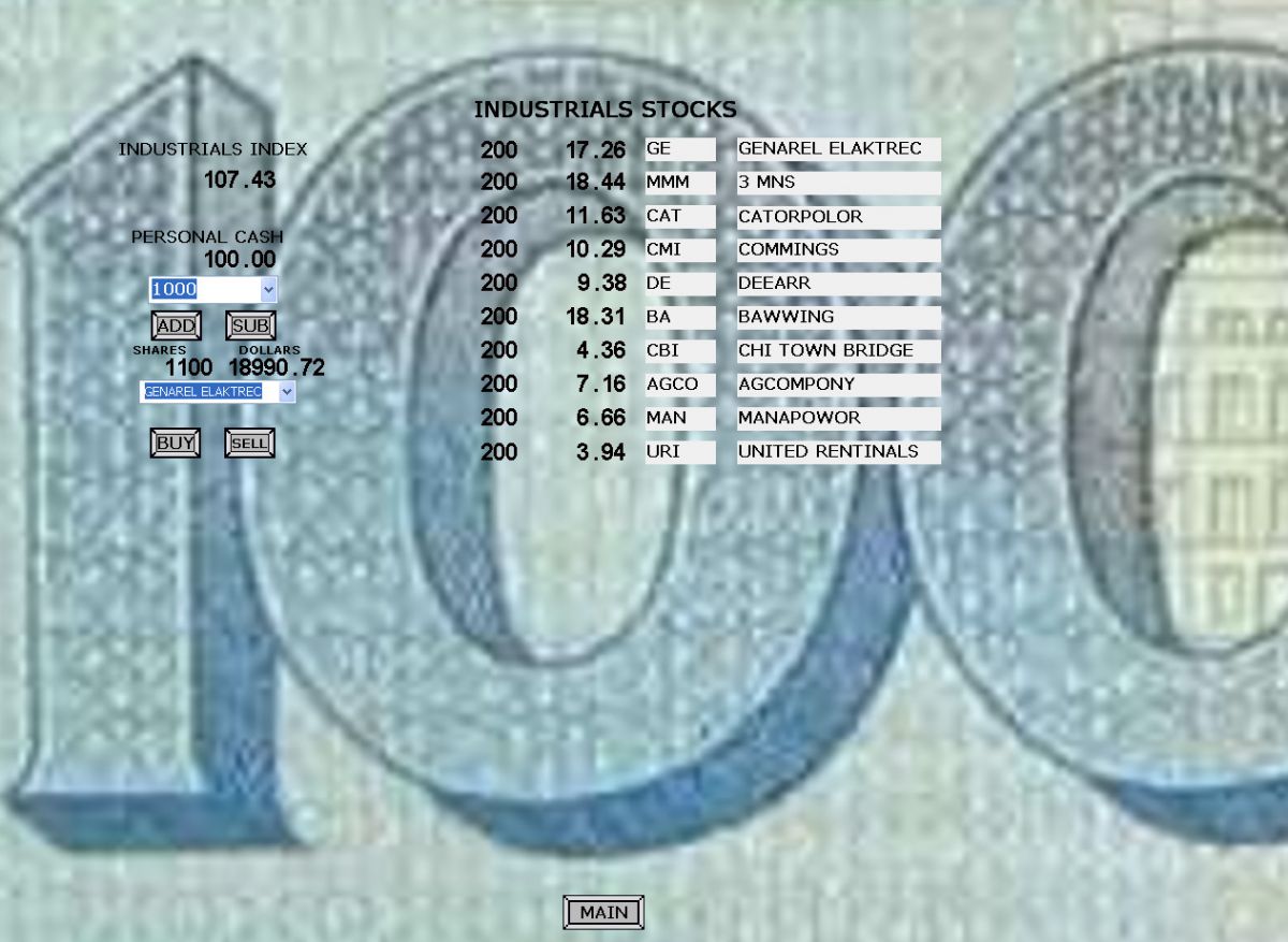 Скриншот 7 к игре ELECTRONIC STOCK TRADING SYSTEM