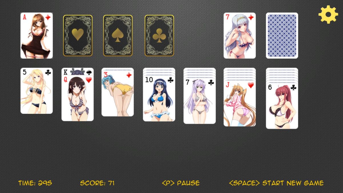 Скриншот 5 к игре Anime Solitaire