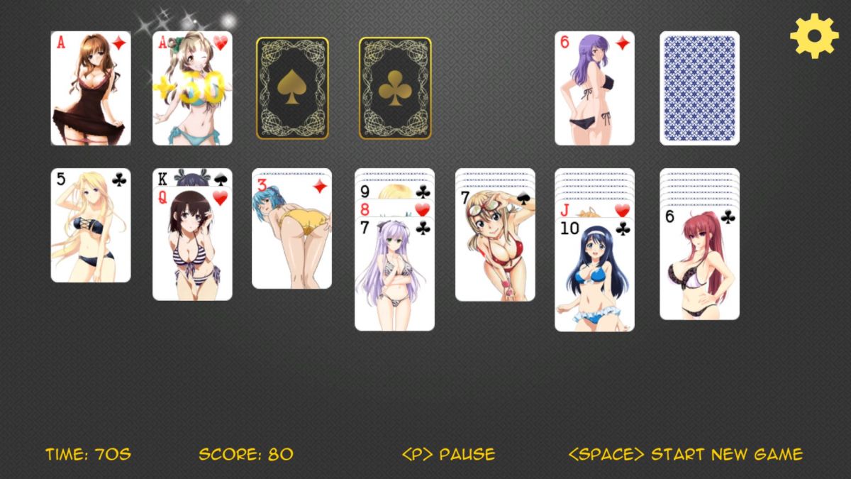 Скриншот 6 к игре Anime Solitaire