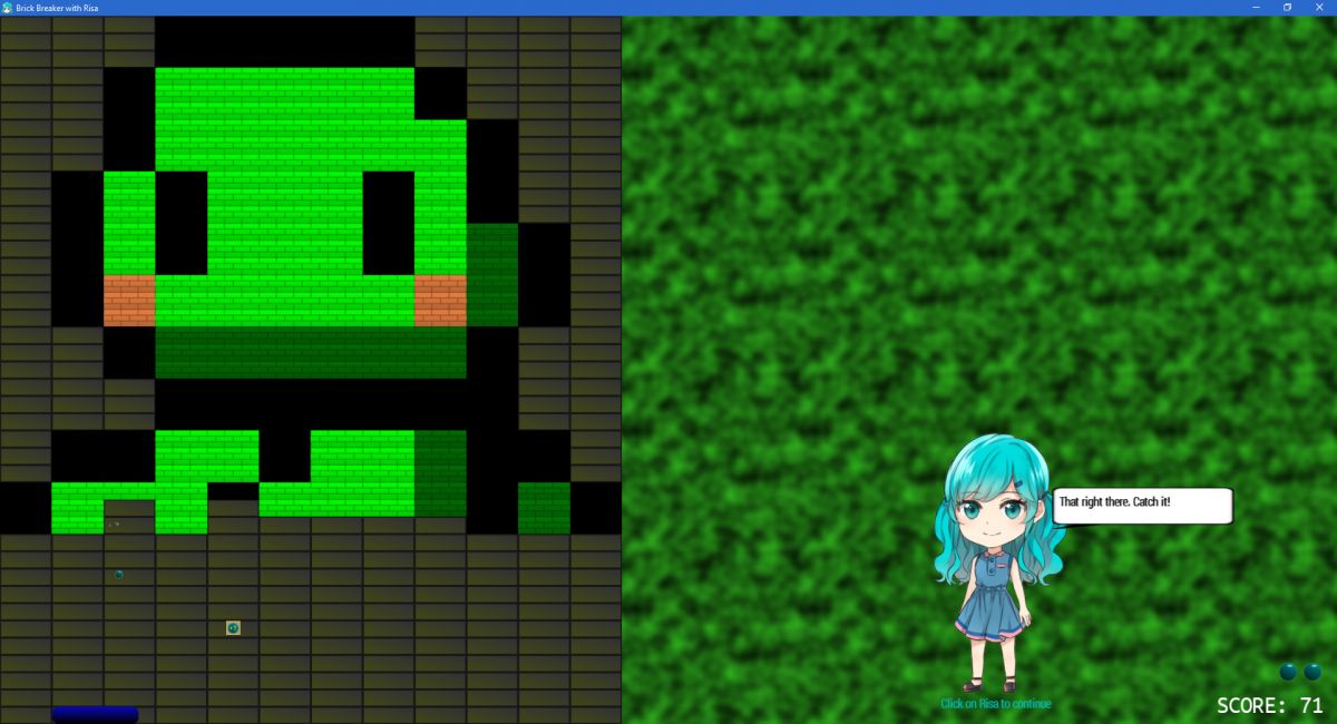 Скриншот 5 к игре Brick Breaker with Risa
