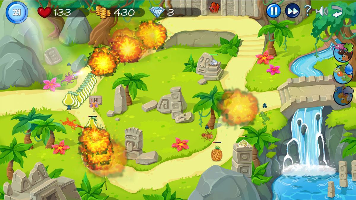 Скриншот 6 к игре Fruit Tower Defense