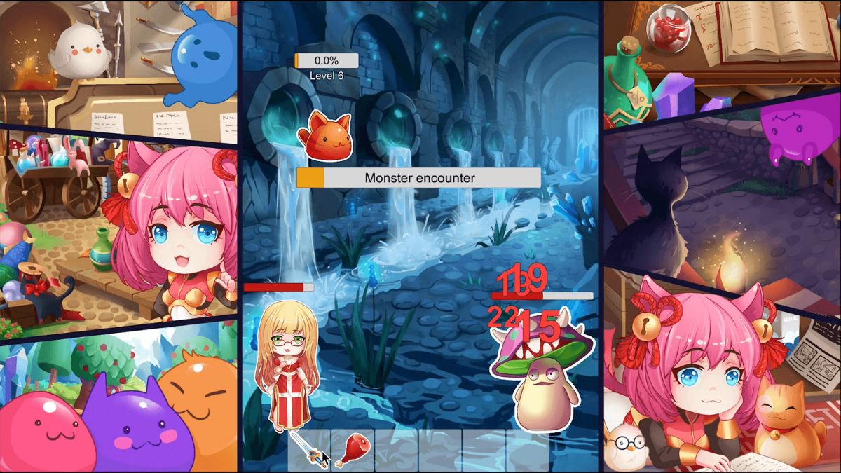 Скриншот 6 к игре Slime Age: Parody MMORPG Clicker