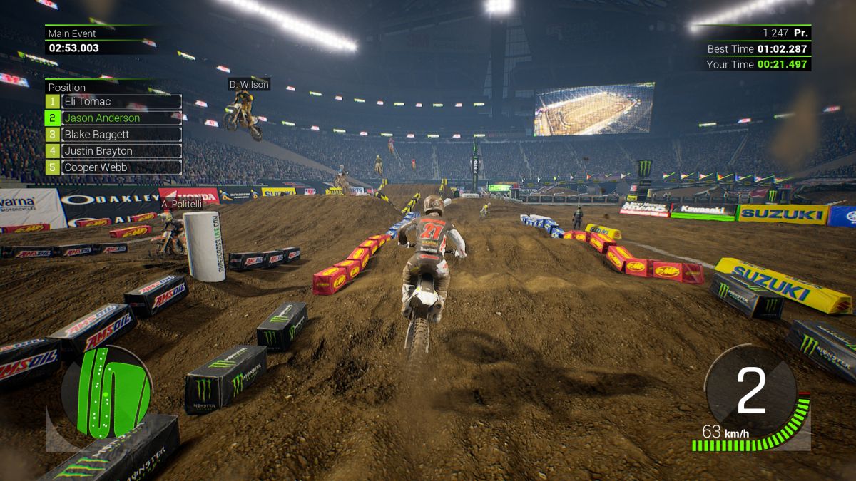 Monster Energy Supercross - The Official Videogame 2: обзор, публикации,  гайды и релиз гонки игры Monster Energy Supercross - The Official Videogame  2