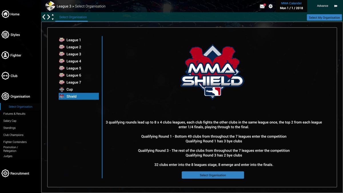 MMA Team Manager: обзор, публикации, гайды и релиз файтинг игры MMA Team  Manager