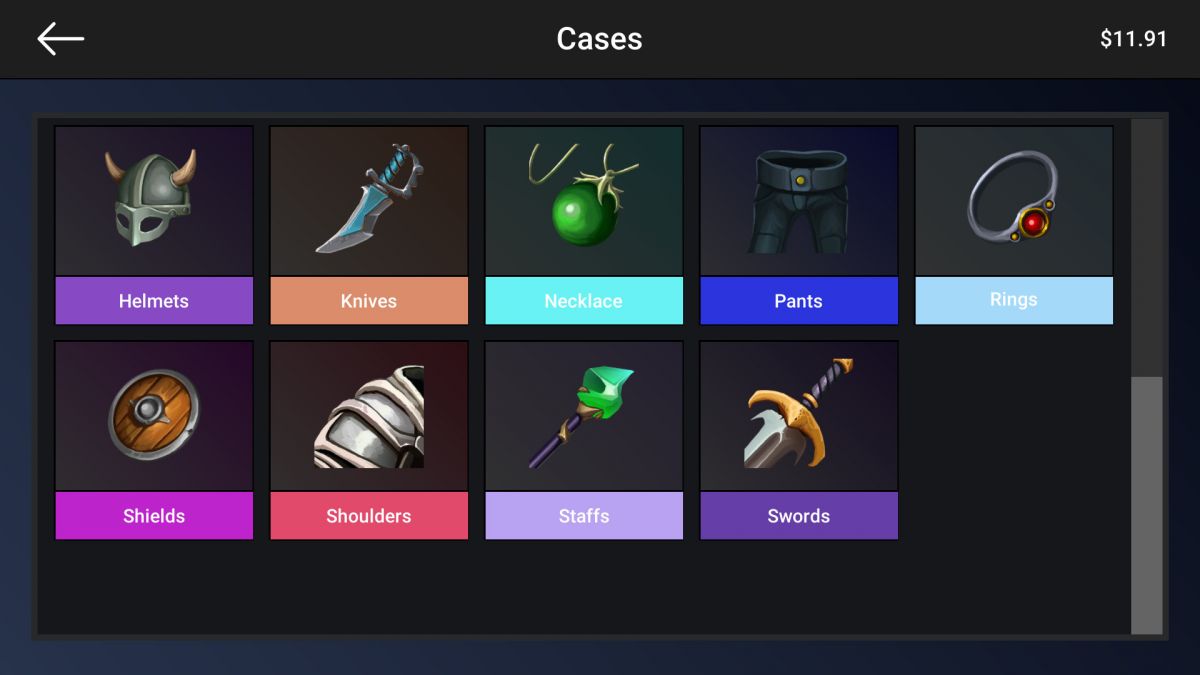 Скриншот 6 к игре Case Simulator Weapons and Armors