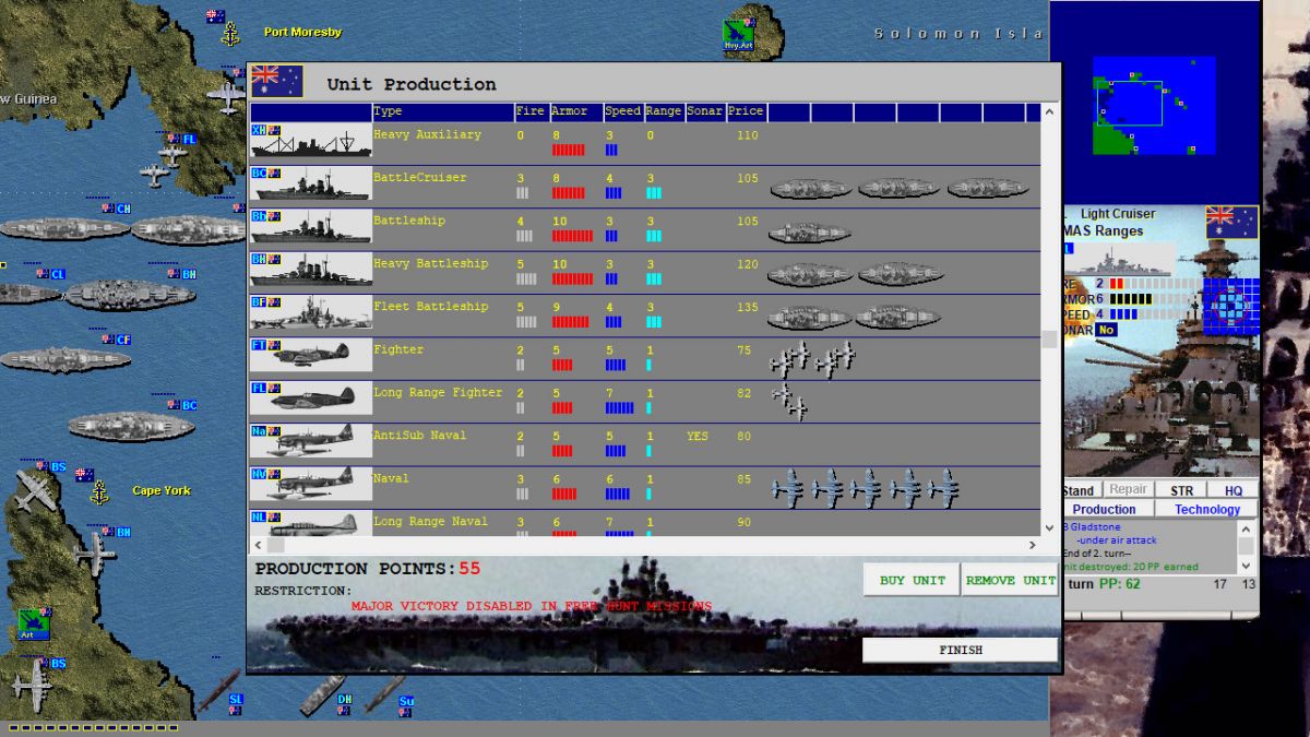 Скриншот 7 к игре Battleships and Carriers - WW2 Battleship Game