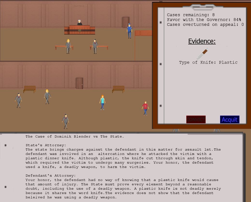 Скриншот 6 к игре Judged: A Court Simulator
