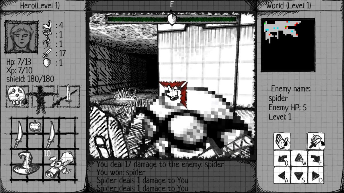 Скриншот 6 к игре Drawngeon: Dungeons of Ink and Paper