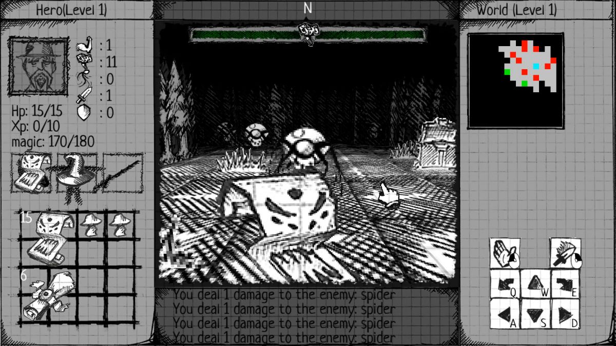 Скриншот 8 к игре Drawngeon: Dungeons of Ink and Paper