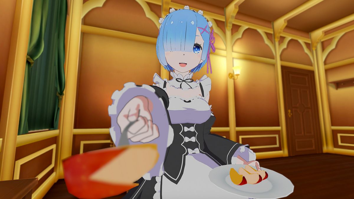 Скриншот 5 к игре VRでレムと異世界生活-膝枕&amp;添寝編