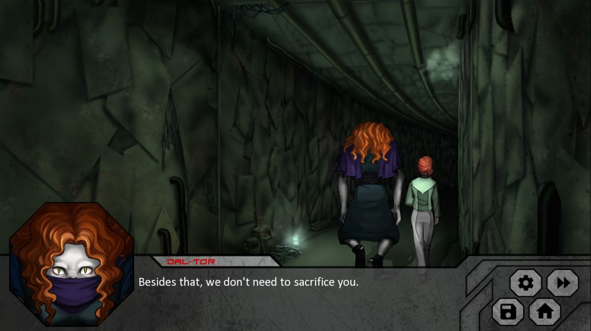 Скриншот 5 к игре Cannibal Lottery - Dystopian Visual Novel