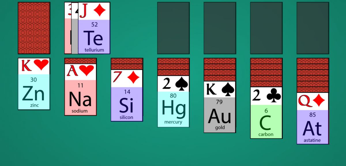 Скриншот 5 к игре Solitaire: Learn Chemistry