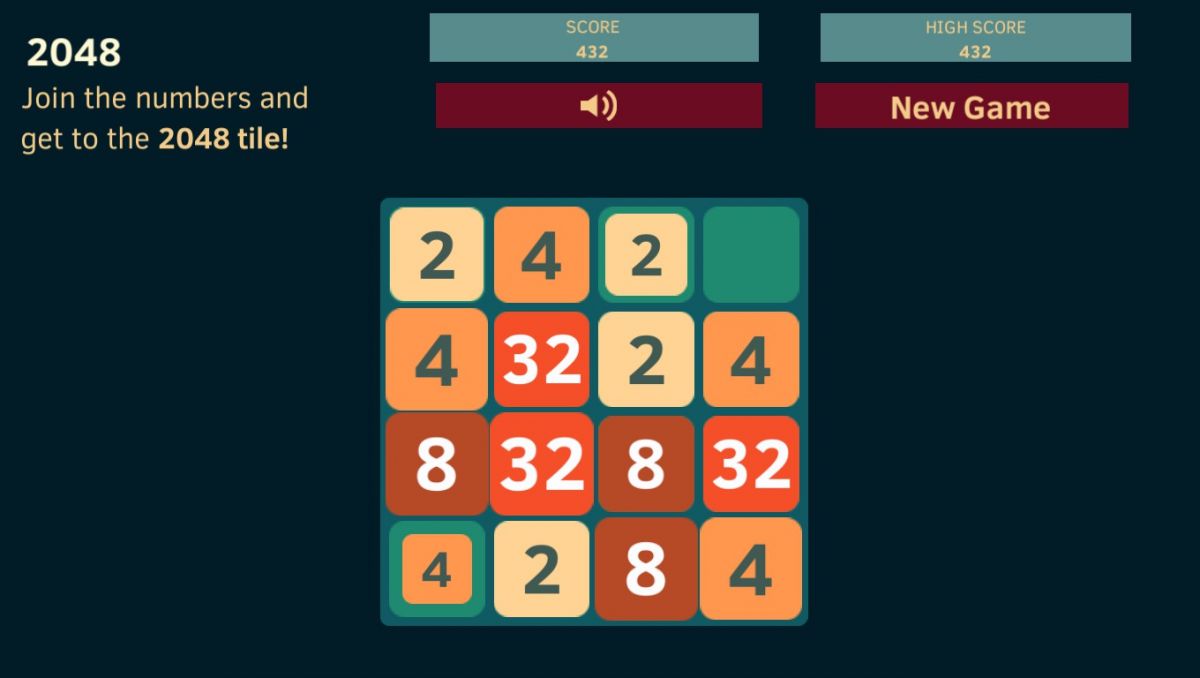 Скриншот 5 к игре 2048