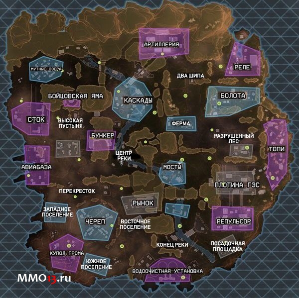 Гайд по карте Apex Legends: подробное руководство по Каньон Кингсу и местам лута