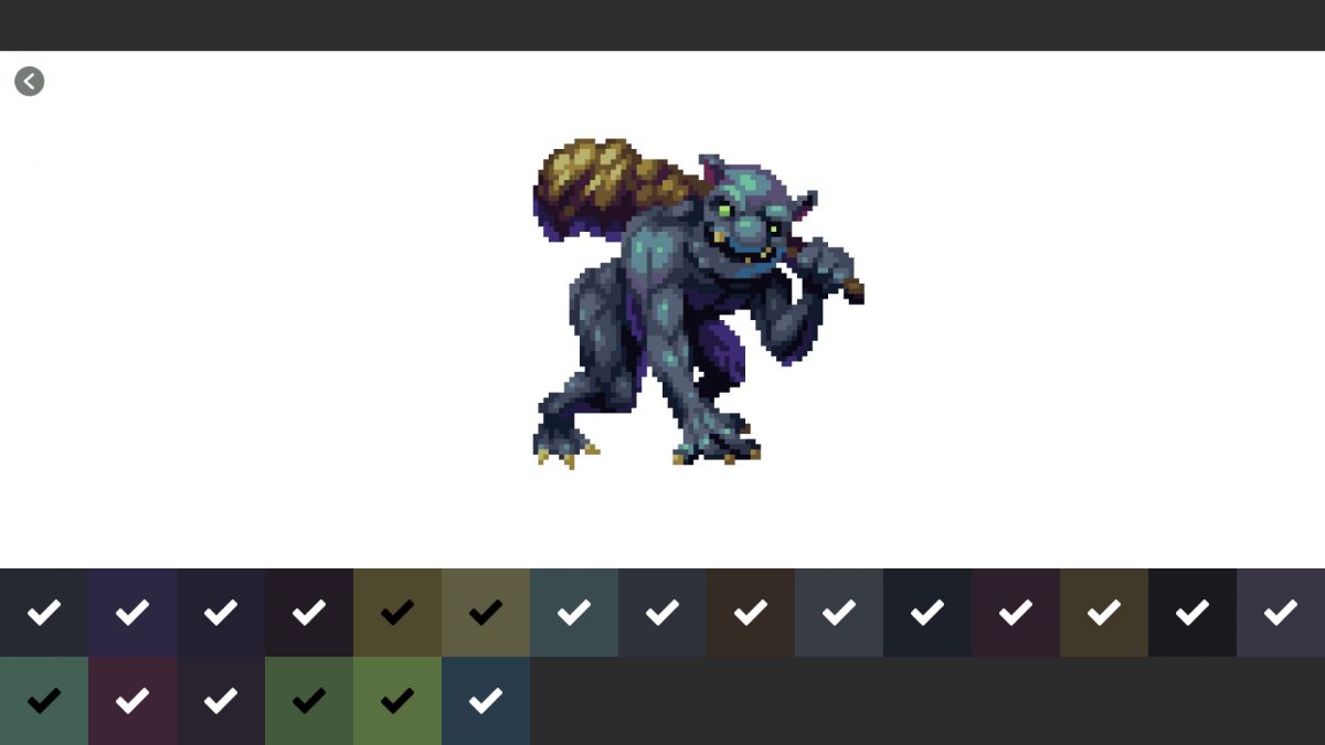 Скриншот 8 к игре Pixel Art Monster - Color by Number