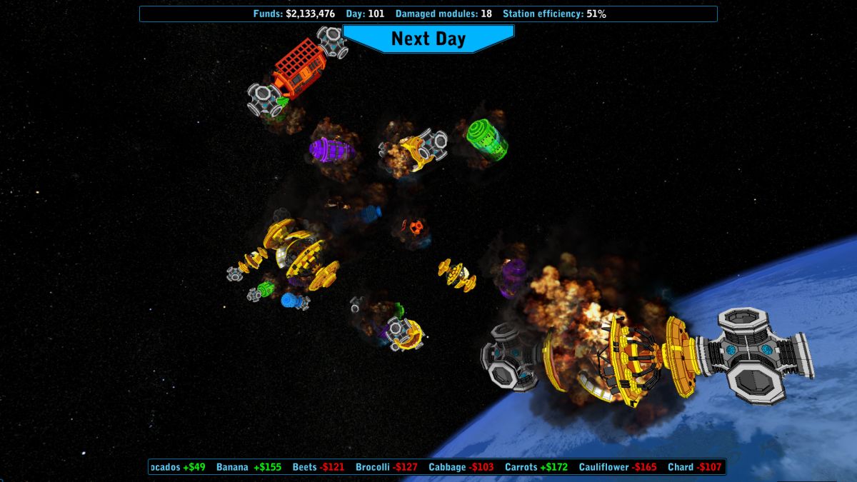 Скриншот 6 к игре Universal Space Station - Sci Fi Economy Management Resource Simulator