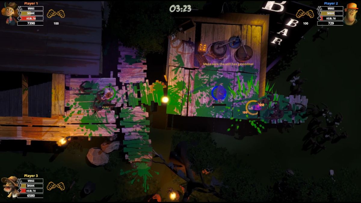 Скриншот 6 к игре Whiskey & Zombies: The Great Southern Zombie Escape
