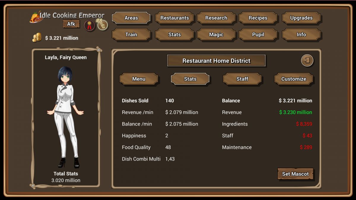 Скриншот 6 к игре Idle Cooking Emperor