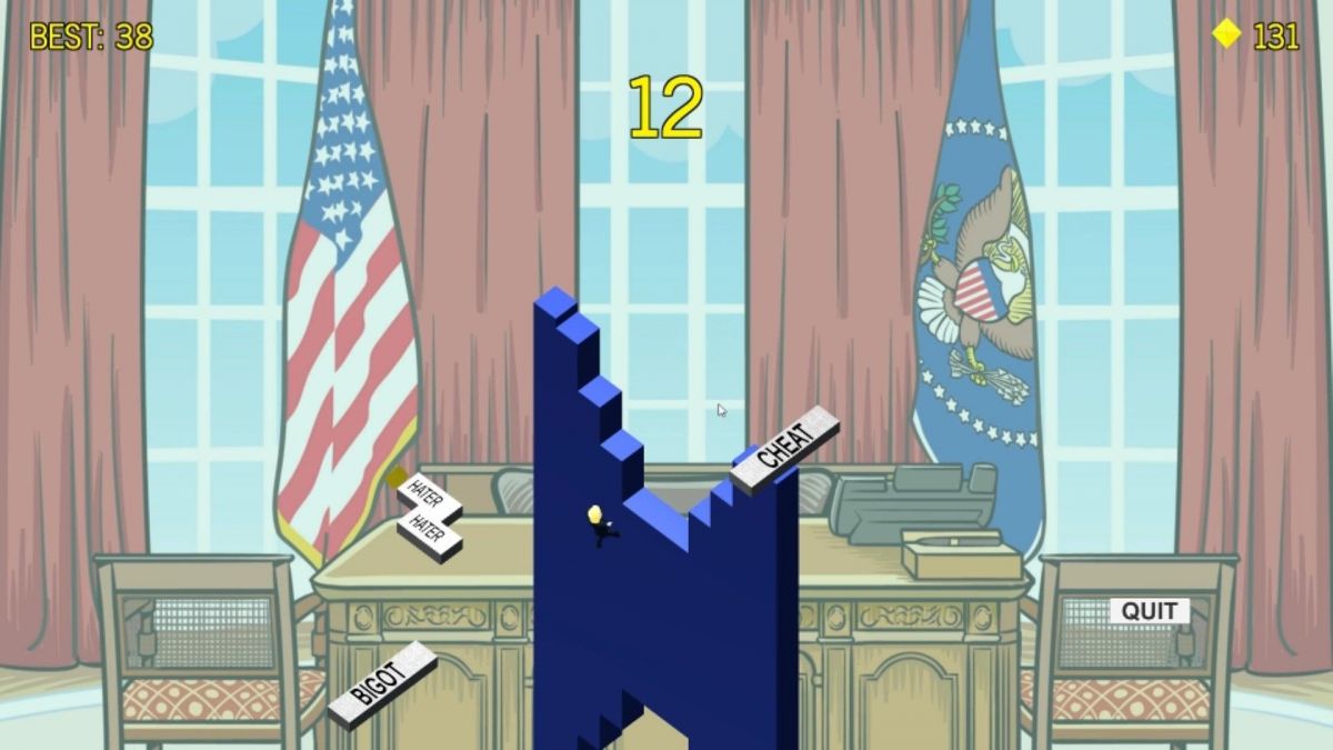 Скриншот 5 к игре Dodging Fake News With Donald Trump