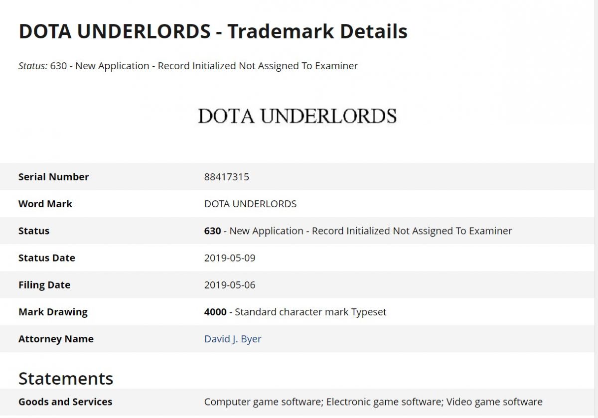 Зарегистрирована торговая марка Dota Underlords — что же это может быть?