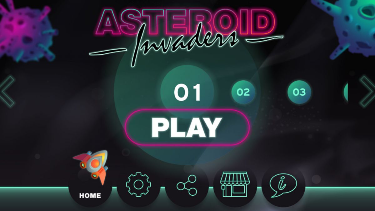Скриншот 6 к игре Asteroid Invaders