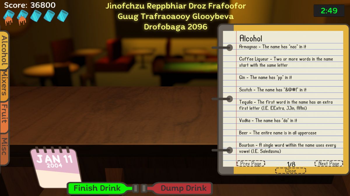 Скриншот 5 к игре Uh Oh Bartender