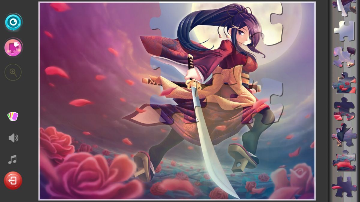 Скриншот 5 к игре Anime Girls Jigsaw Puzzles