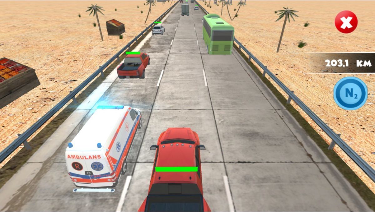 Скриншот 6 к игре Traffic Racer Crash