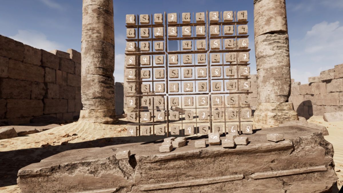 Скриншот 6 к игре Arabian Stones - The VR Sudoku Game