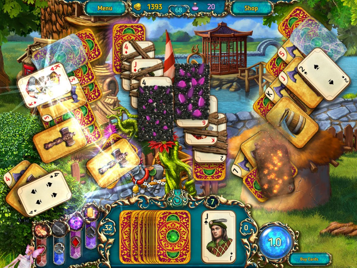 Скриншот 5 к игре Dreamland Solitaire: Dragon's Fury