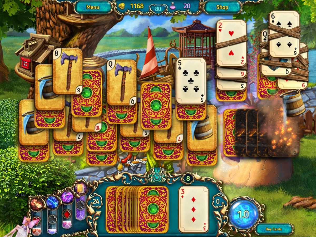 Скриншот 7 к игре Dreamland Solitaire: Dragon's Fury