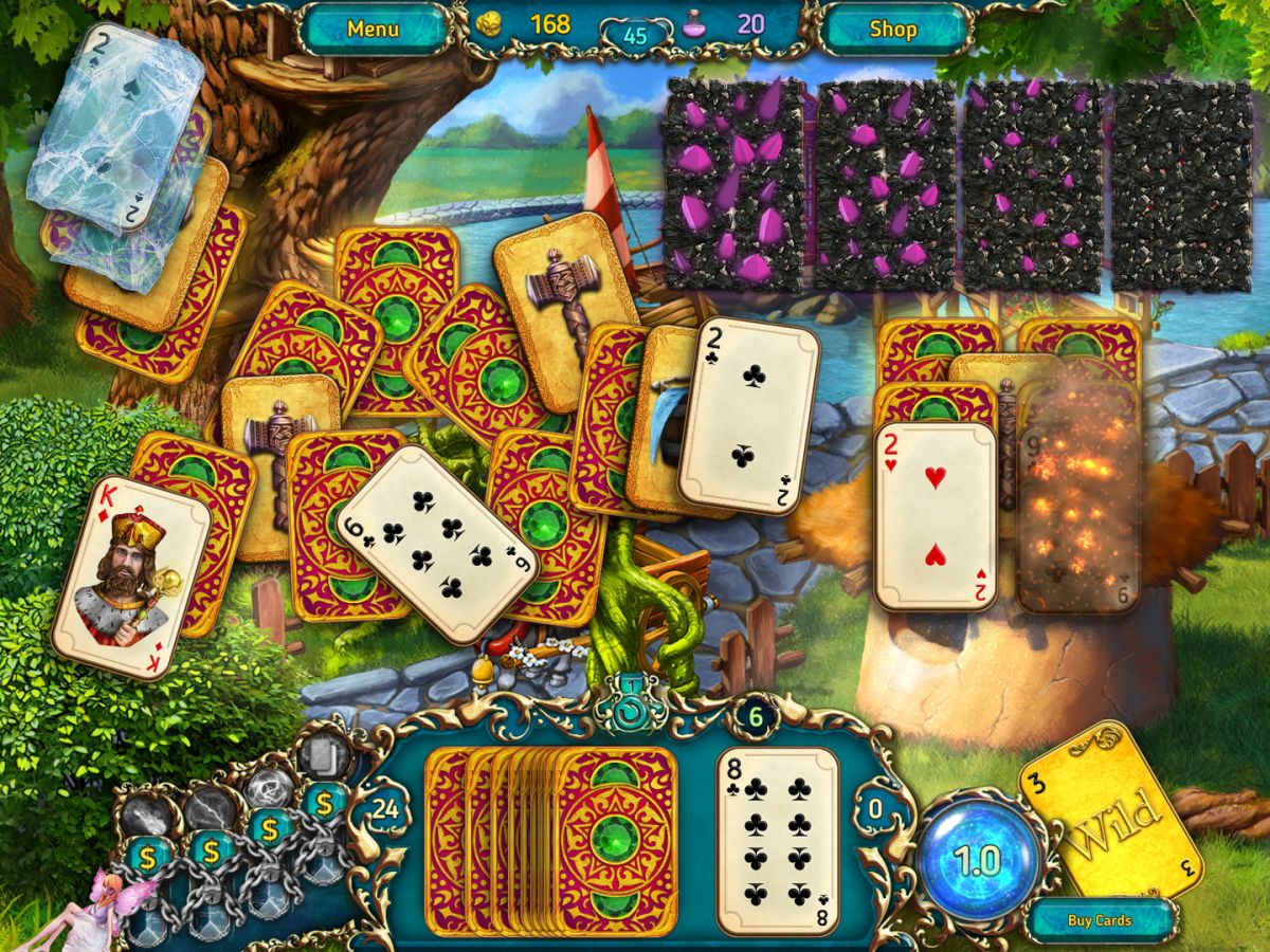 Скриншот 8 к игре Dreamland Solitaire: Dragon's Fury